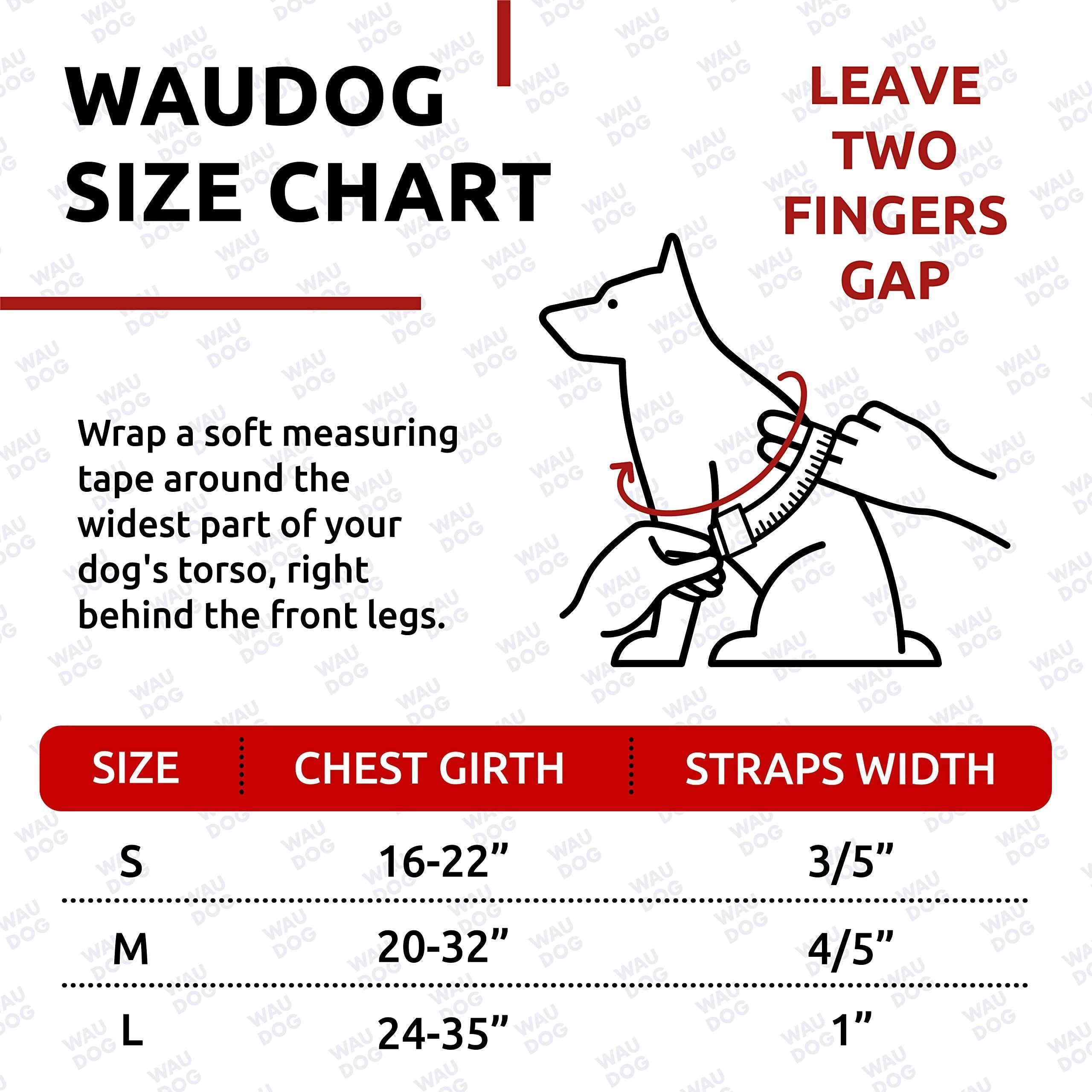 Water-Repellent Black Dog Harness S Size