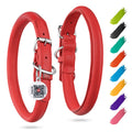 Scarlet Soft Leather XS Dog Collar 8-10"