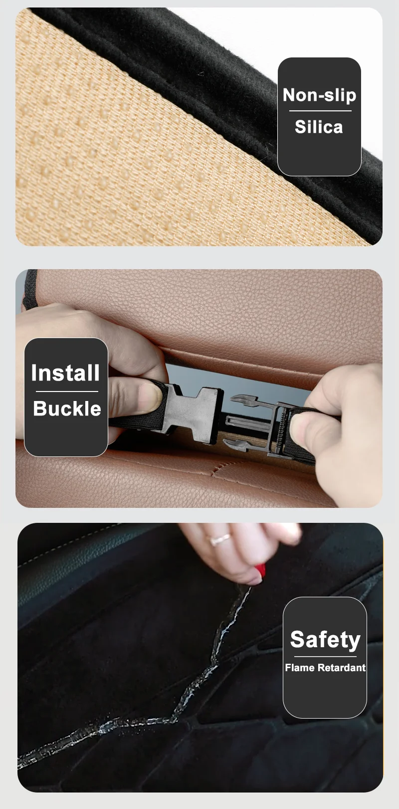 12-24v Heated Car Seat Cover 30' Fast Car Seat Heater Cloth/Flannel