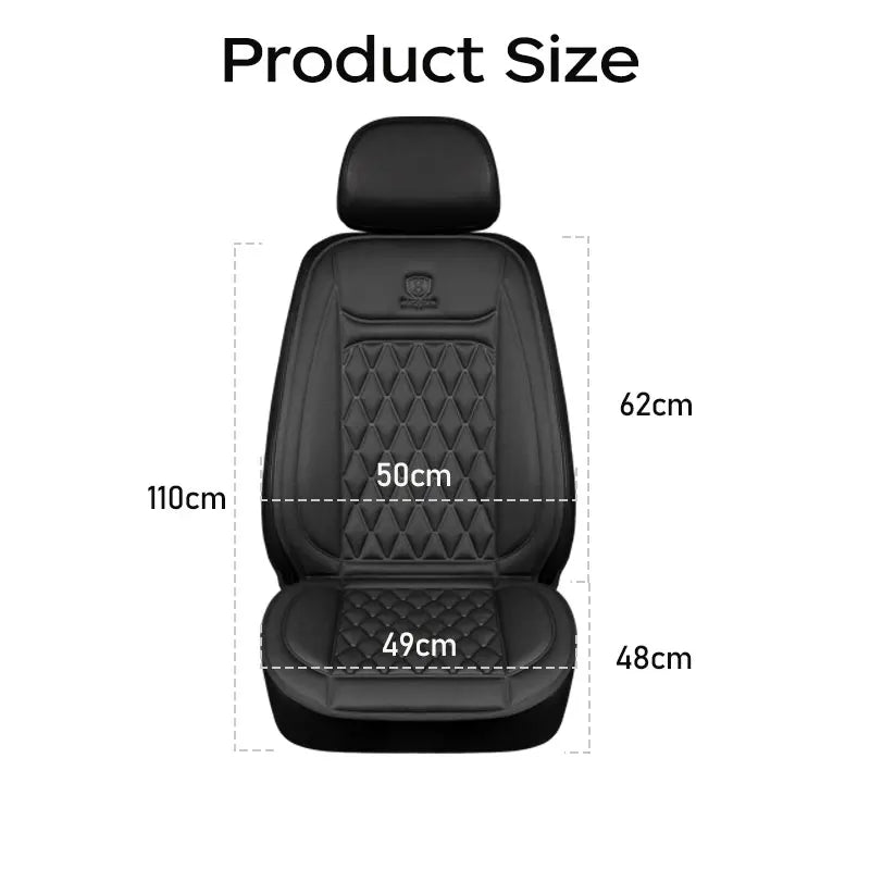 12-24v Heated Car Seat Cover 30' Fast Car Seat Heater Cloth/Flannel