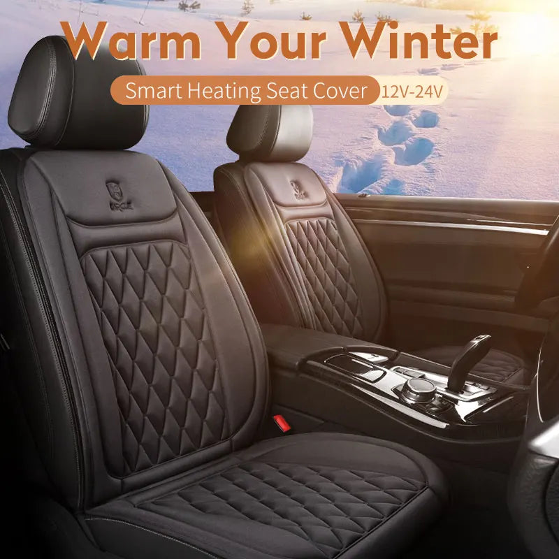 12-24v Heated Car Seat Cover 30' Fast Car Seat Heater Cloth/Flannel