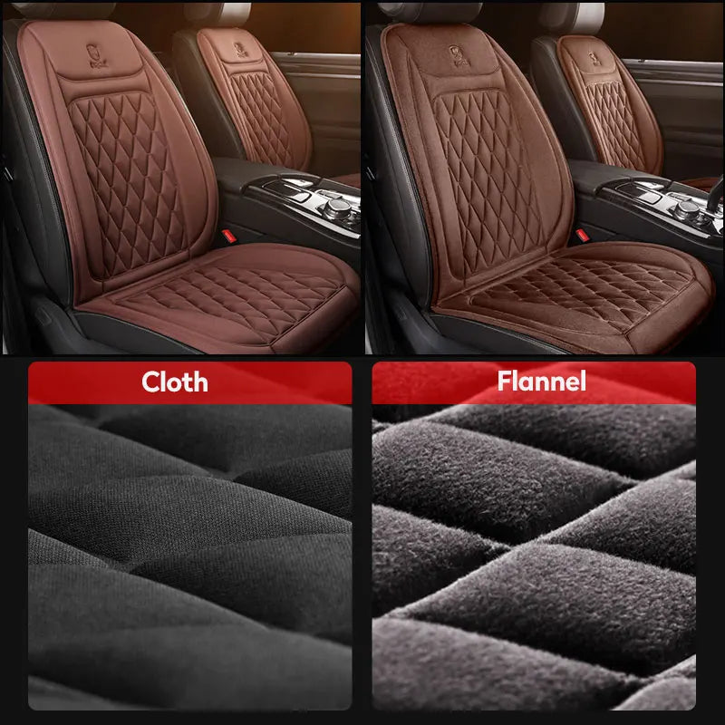 12-24v Heated Car Seat Cover 30' Fast Car Seat Heater Cloth/Flannel