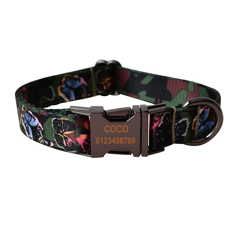 Ethnic style dog collar and leash set for Dogs Custom