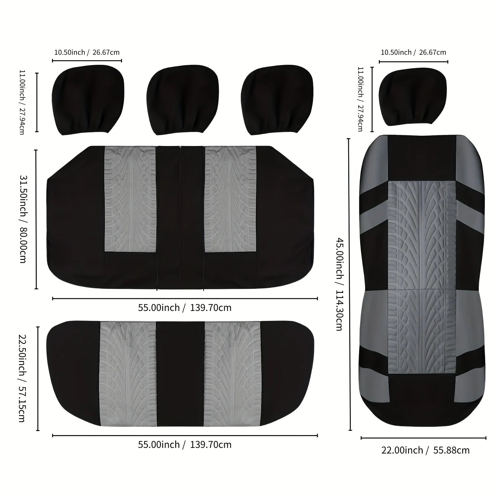 Car Seat Covers Full Set Front