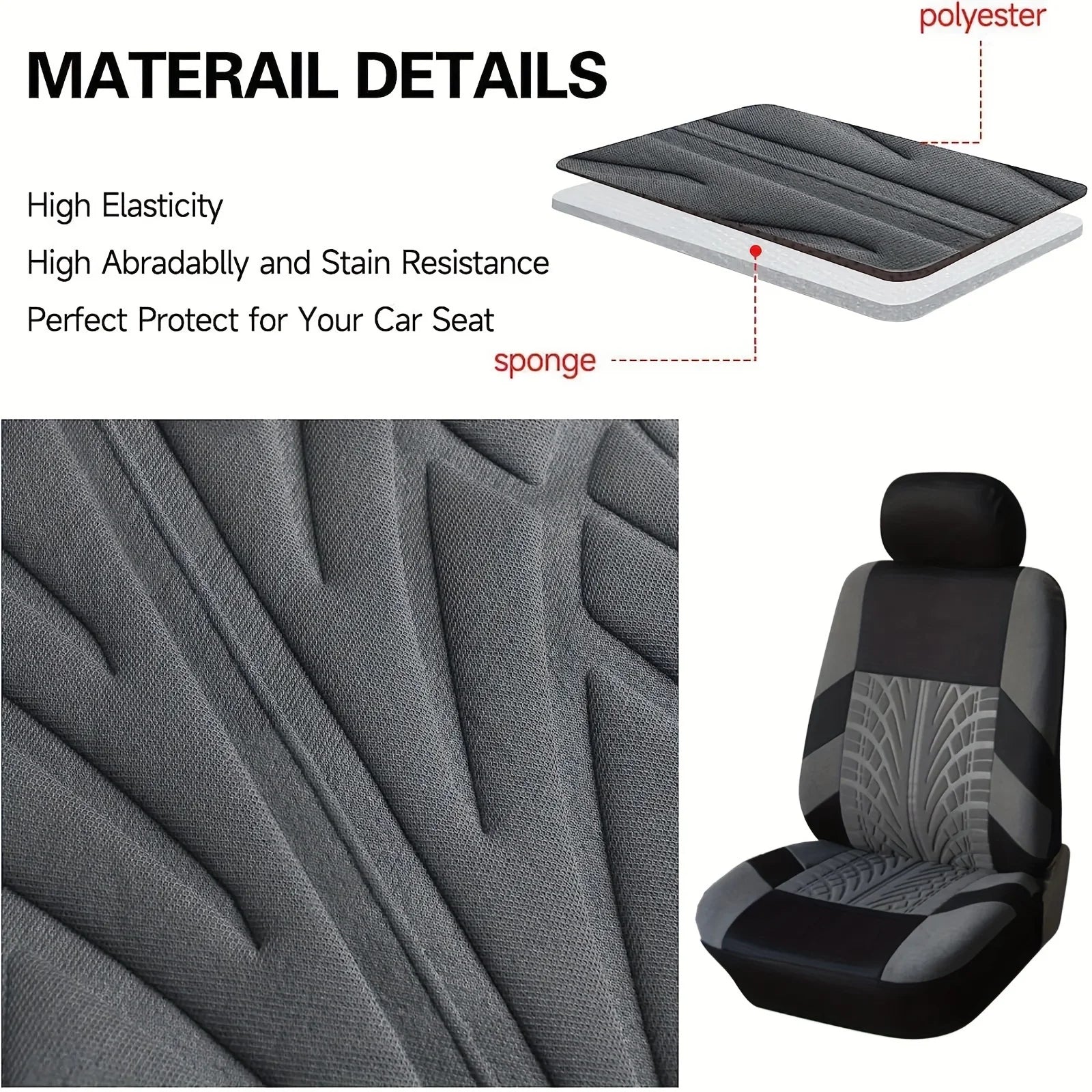 Car Seat Covers Full Set Front