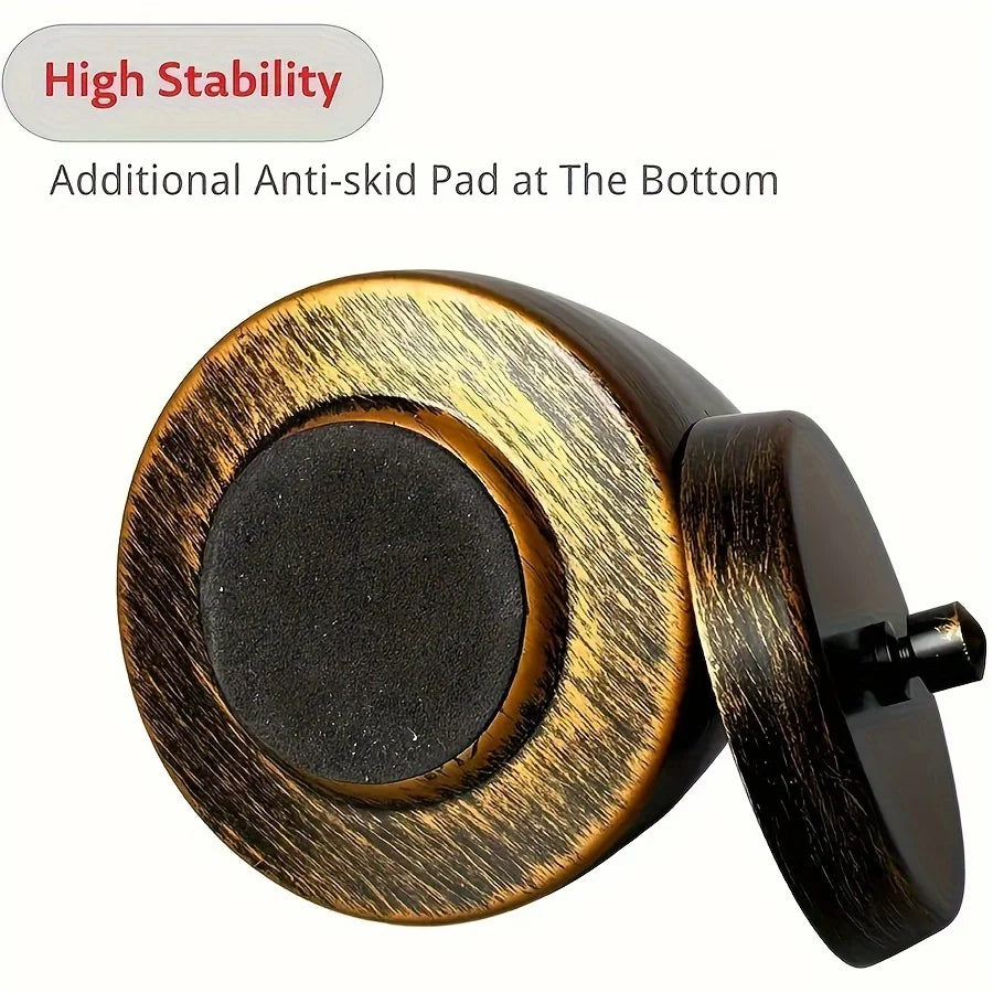 Ashtray with Lid, Iron Ash Tray Ashtrays, for Outdoor Windproof Smokeless Odorless, Household Gadgets, Holiday Gift