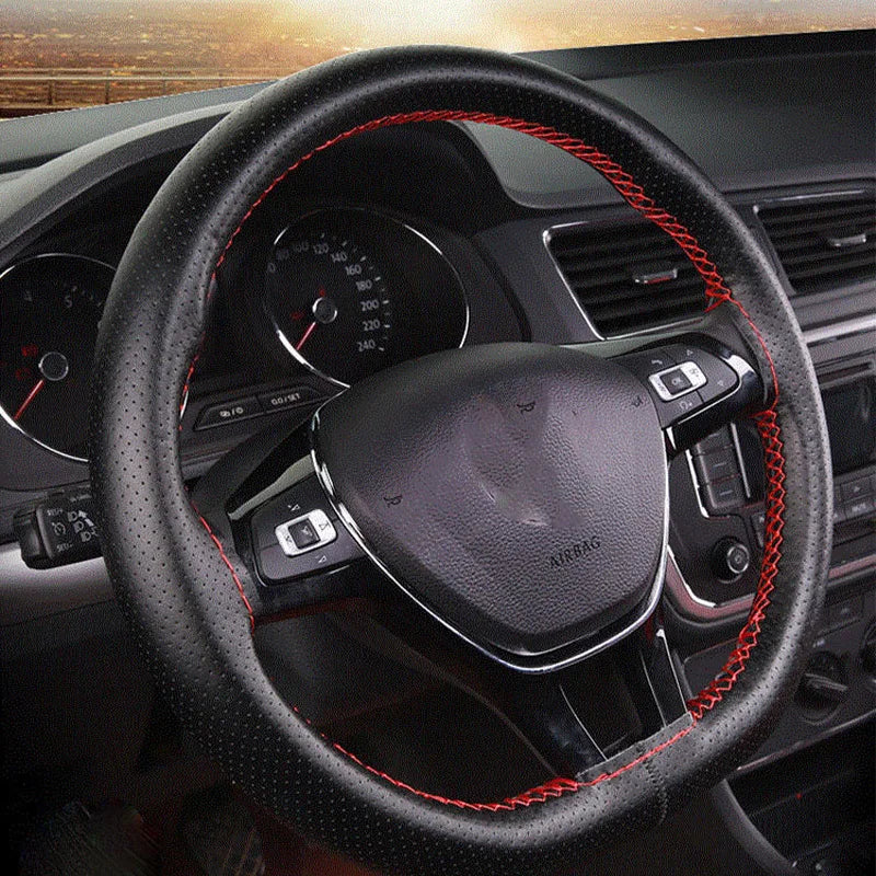 Car Steering Wheel Cover Artificial Leather Car Covers