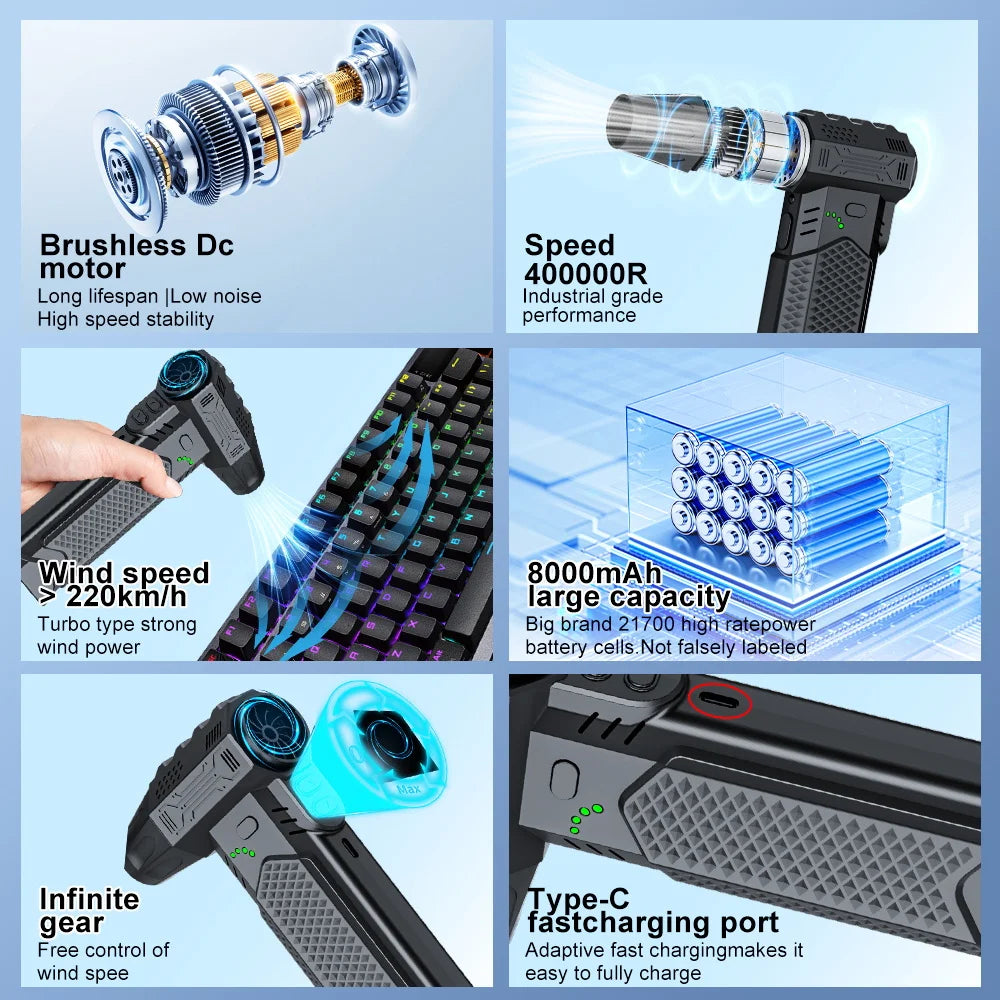 Violent Fan 2025Cleaning Jet Blower Tool