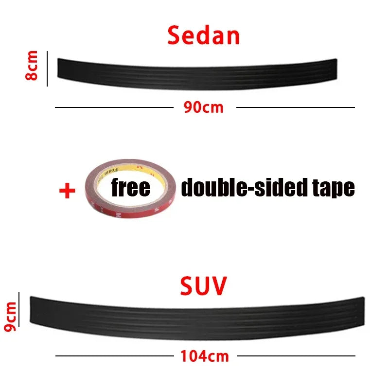 Universal Car Trunk Door Sill Plate Protector Rear Bumper