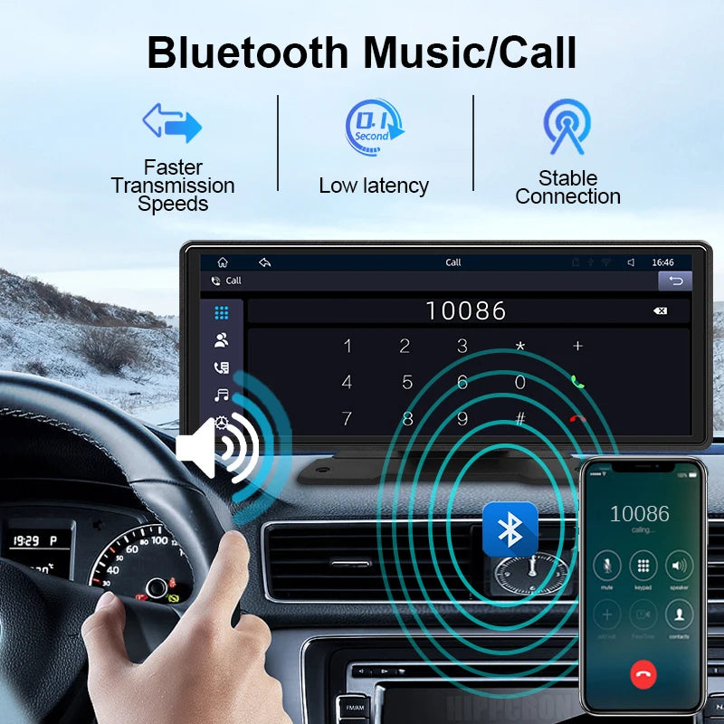 Carplay Android Auto Screen With Bluetooth AUX USB