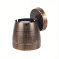 Ashtray with Lid, Iron Ash Tray Ashtrays, for Outdoor Windproof Smokeless Odorless, Household Gadgets, Holiday Gift
