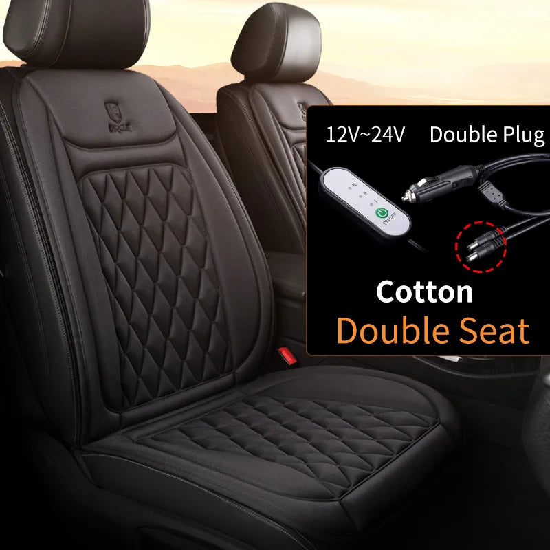 12-24v Heated Car Seat Cover 30' Fast Car Seat Heater Cloth/Flannel