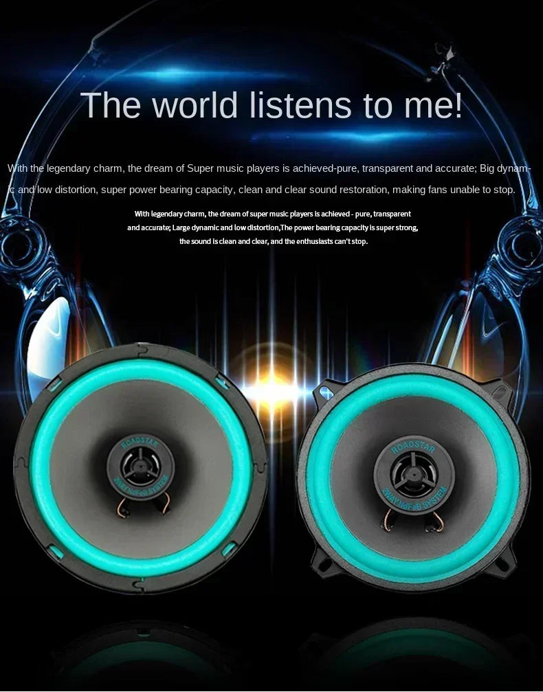 Full Range Frequency Subwoofer Enhanced Car Stereo Sound
