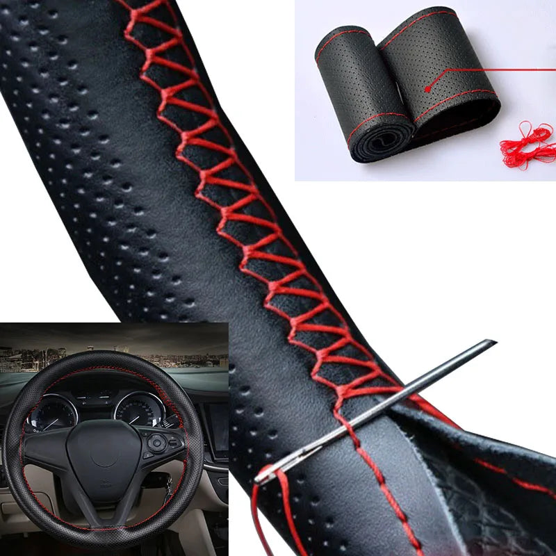 Car Steering Wheel Cover Artificial Leather Car Covers