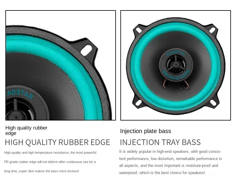 Full Range Frequency Subwoofer Enhanced Car Stereo Sound
